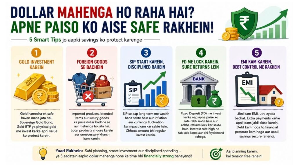 dollar mehnga kyon ho raha hai 2026 paise kaise bachayein