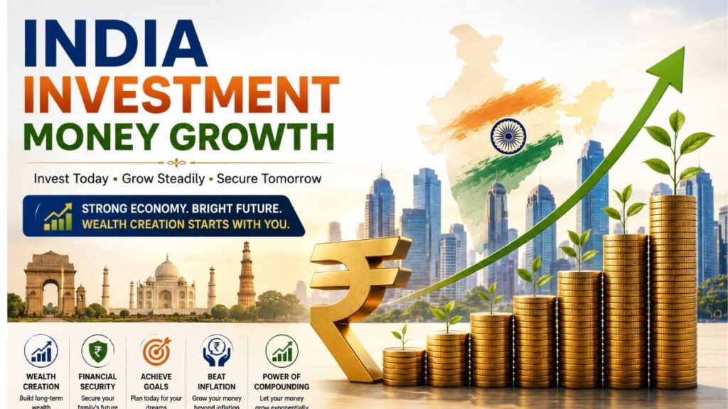 India investment money growth through SIP mutual funds