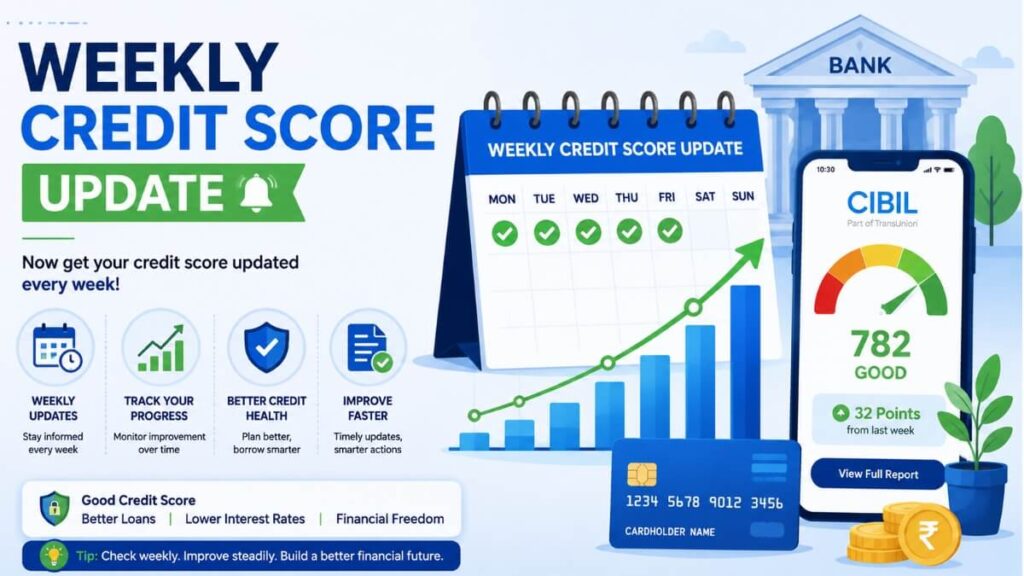RBI Credit Score Rules 2026 weekly CIBIL score update calendar