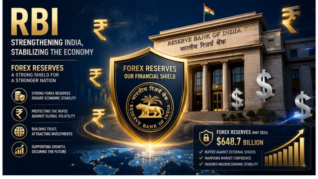 RBI forex reserves protecting indian rupee from falling in 2026