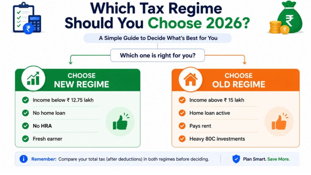 which tax regime saves more 2026 salary 8 lakh 12 lakh 25 lakh comparison