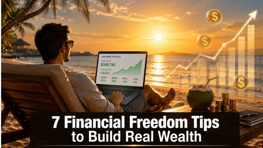 7 steps to achieve debt free financial freedom and build real wealth