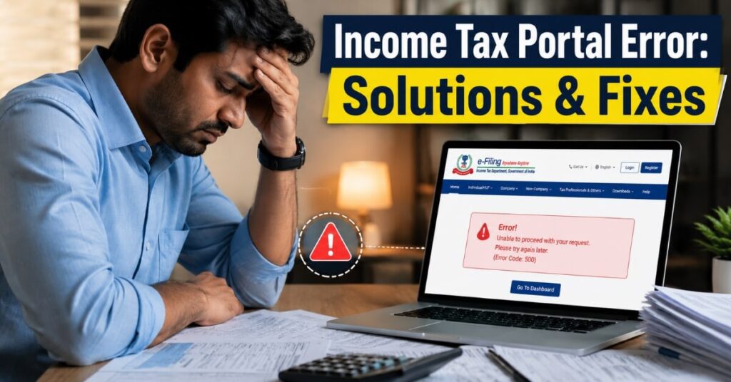 Common ITR filing mistakes leading to income tax notice