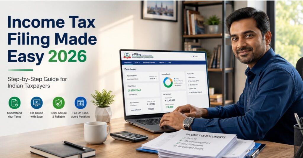 how to file ITR online 2026 complete step by step guide