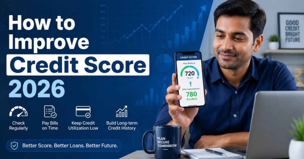 How to improve credit score in India 2026 — complete guide
