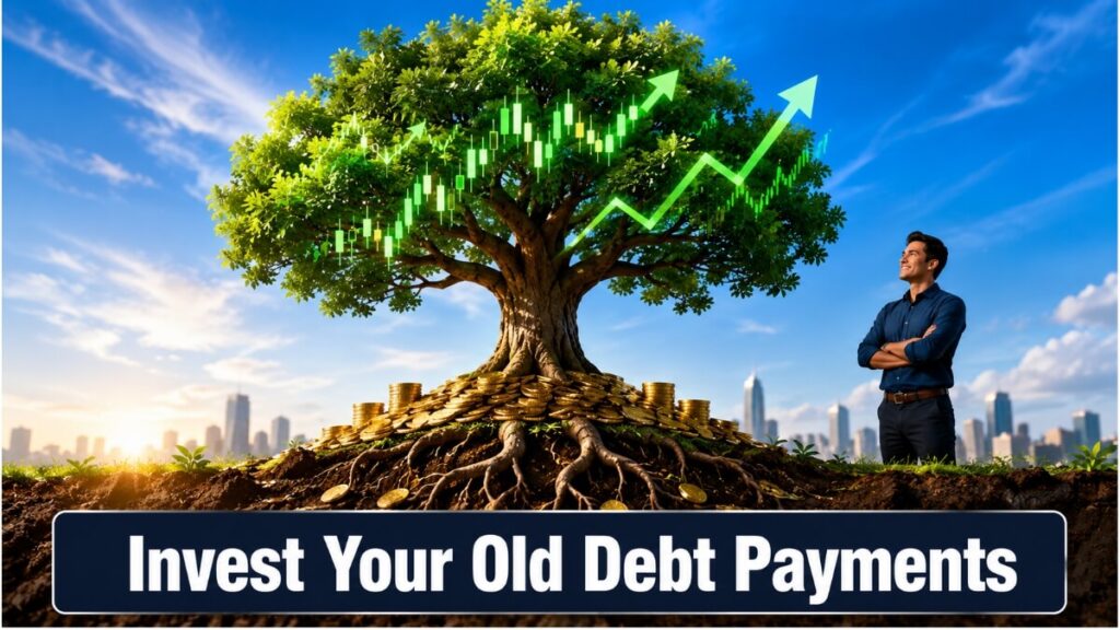 Invest your old debt payments to achieve debt free financial freedom
