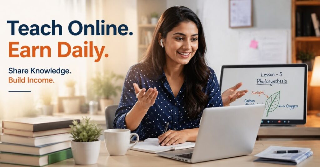 online tutoring earn money online without investment from home
