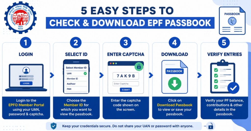 Step by step guide to access EPF passbook after portal restoration