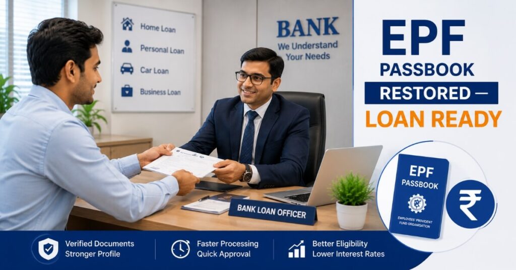 Impact of EPF passbook restoration on loan applications