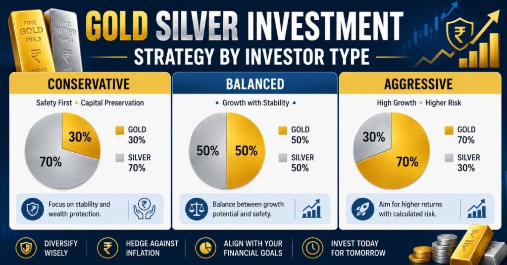 Gold silver investment strategy for long-term short-term and new investors