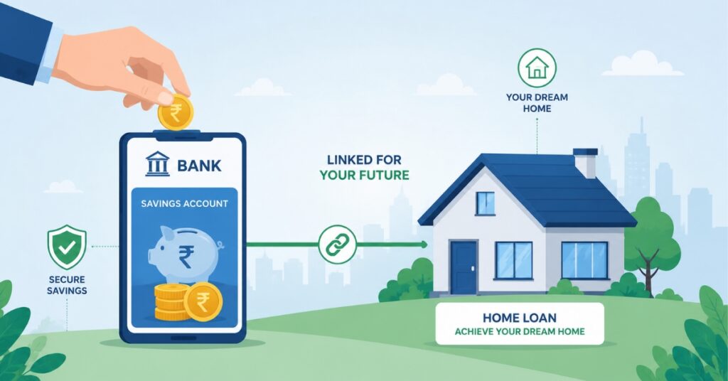 Interest savings illustration for home loan overdraft facility