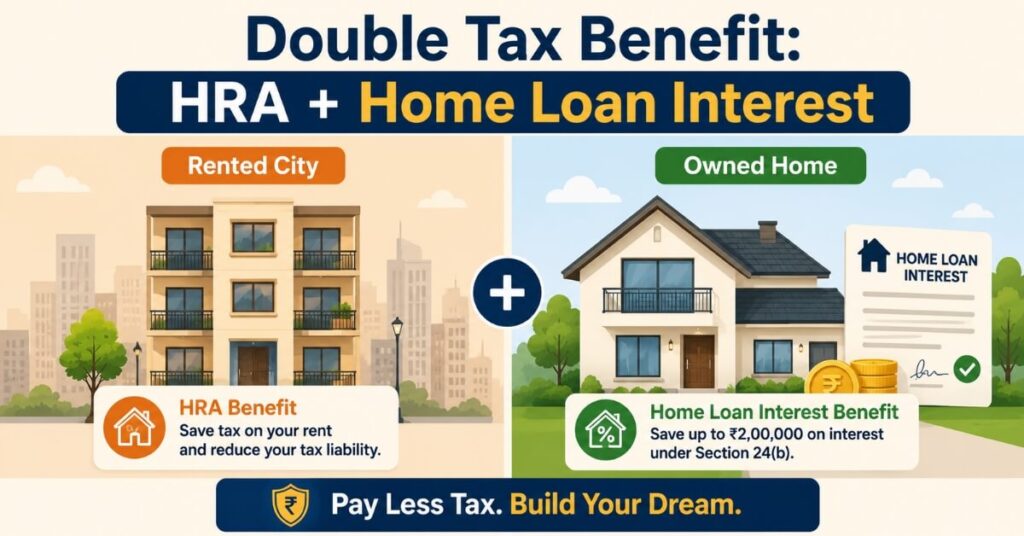 HRA and home loan double tax benefit explained for employees