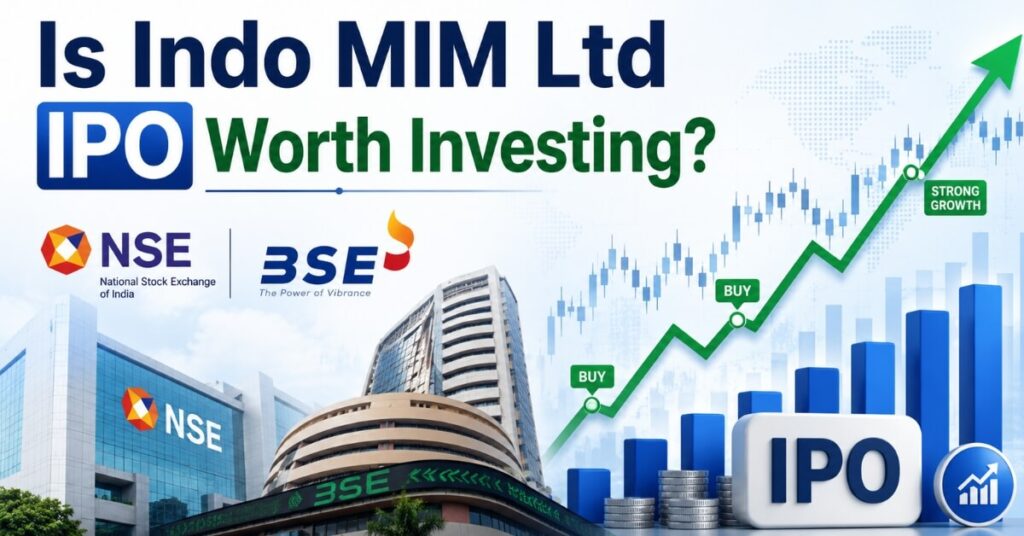 Is Indo MIM Ltd IPO Worth Investing analysis showing NSE BSE listing chart
