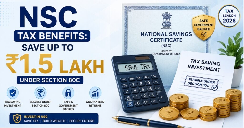 NSC tax benefits under Section 80C for Indian taxpayers