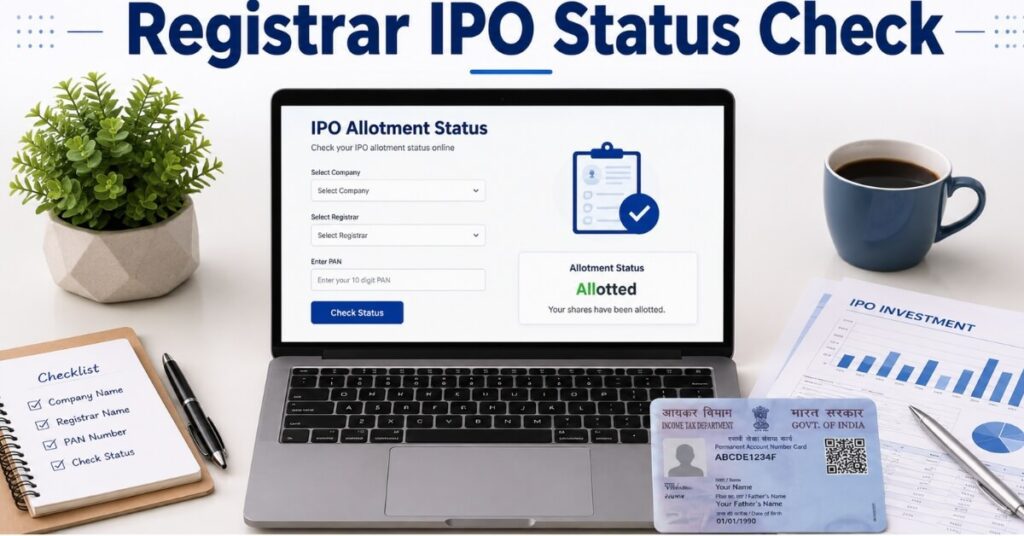 NSE IPO allotment status check online via registrar website