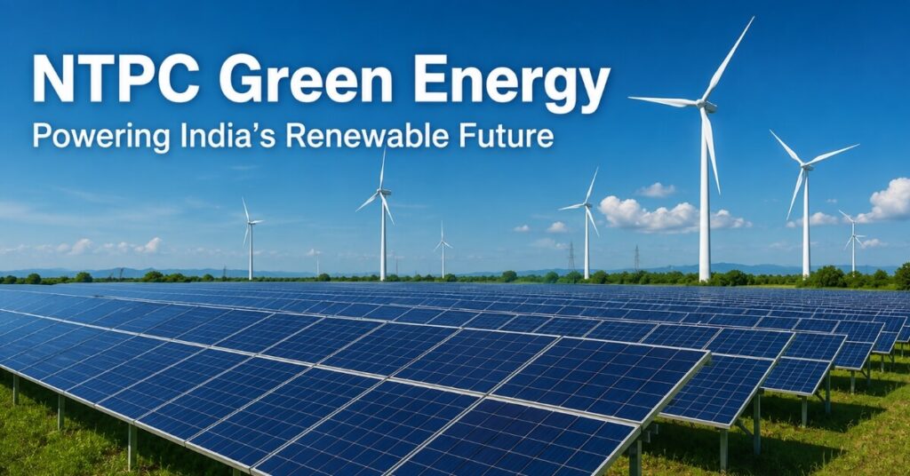 NTPC Green Energy solar and wind power projects in India