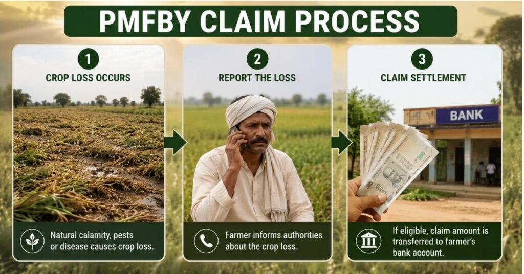PMFBY crop insurance claim process after 2026 deadline extension