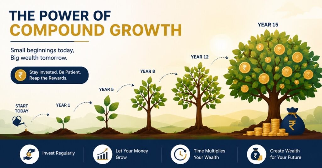 SIP 8 4 3 rule power of compounding illustration