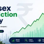 Sensex Prediction Today market chart showing index movement