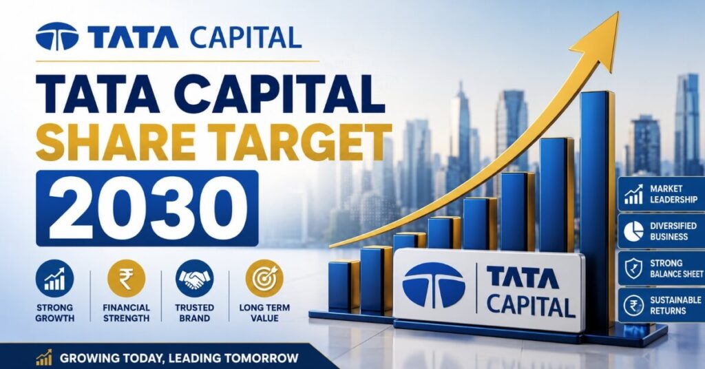 Tata Capital share target 2030 growth outlook illustration