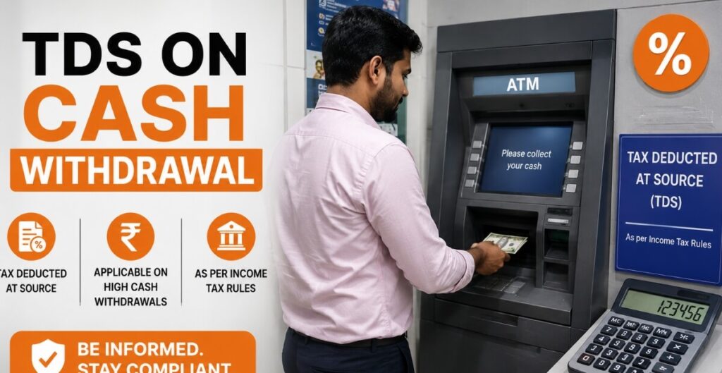 TDS on cash withdrawal under section 194N income tax rule