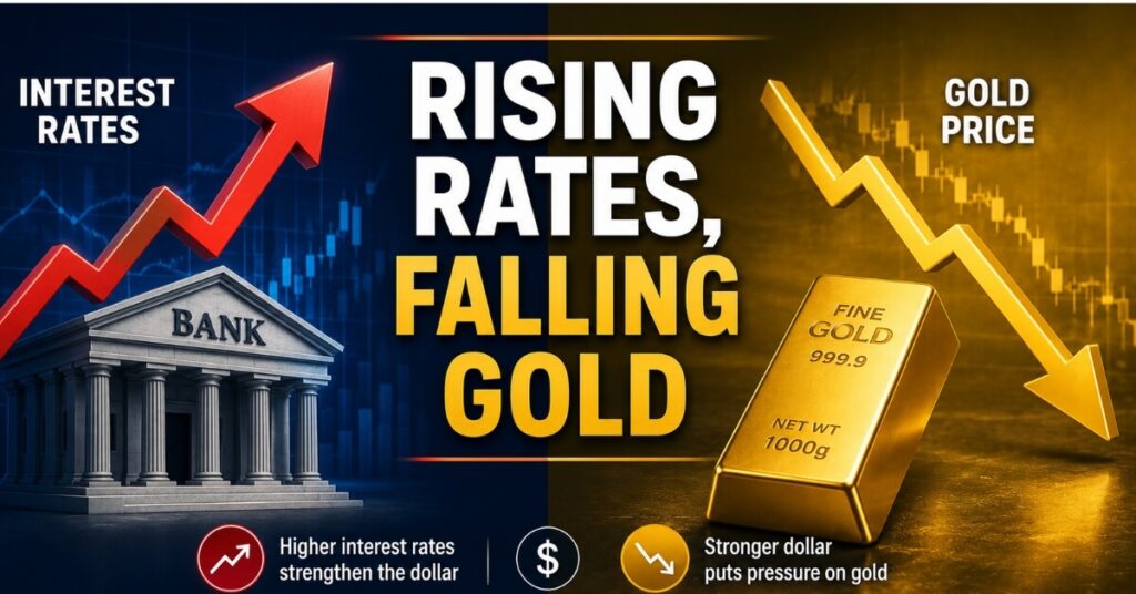 Why gold price is falling as rising interest rates make gold less attractive