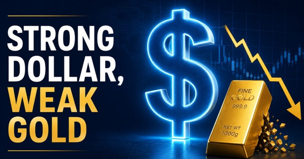 Why gold price is falling due to a stronger US dollar impact on gold rates