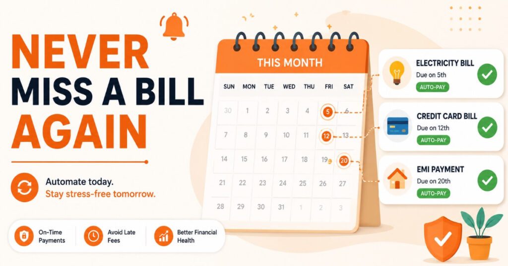 Automate bill payments with auto-pay setup