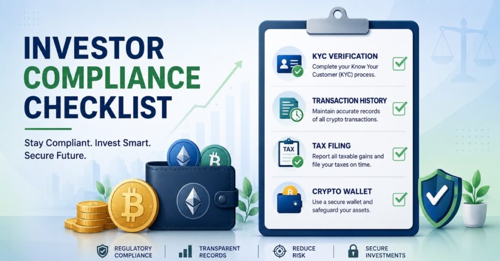 Checklist for investors to comply with CBDT Crypto Guidance