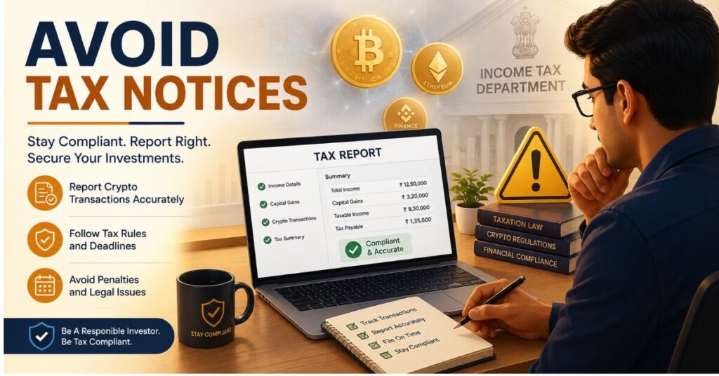 Avoiding tax notices under CBDT Crypto Guidance reporting rules