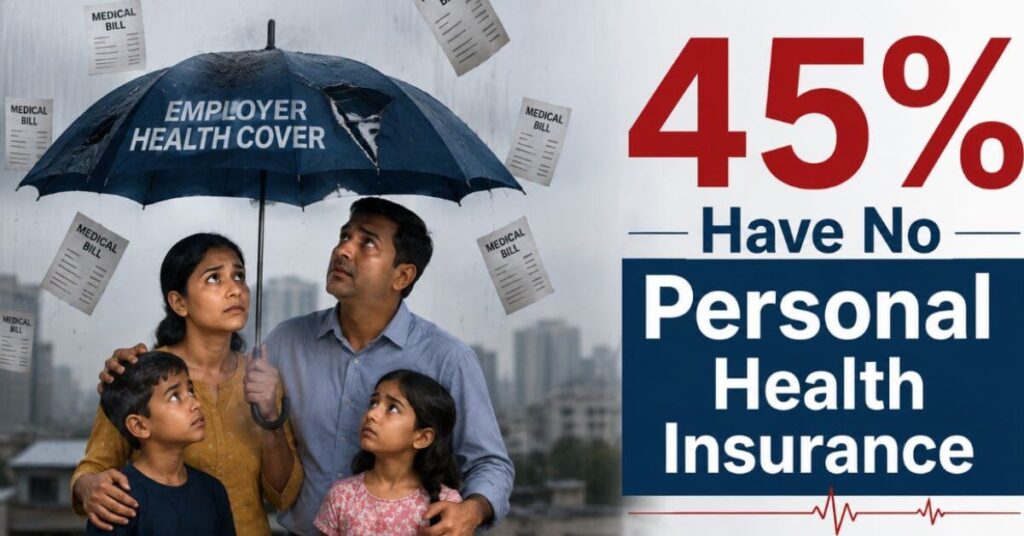 Family protection gap under employer corporate health insurance