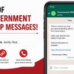 Fake Income Tax Notice WhatsApp scam alert warning graphic