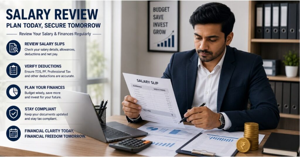 High income taxpayer reviewing income tax compliance documents