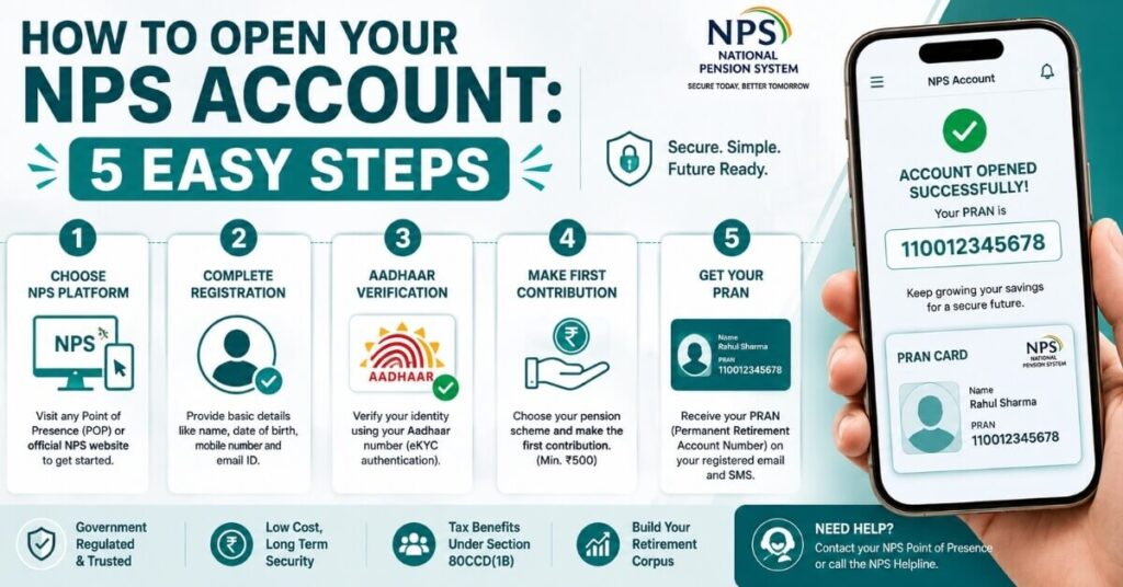 How to open NPS account for gig workers step by step guide