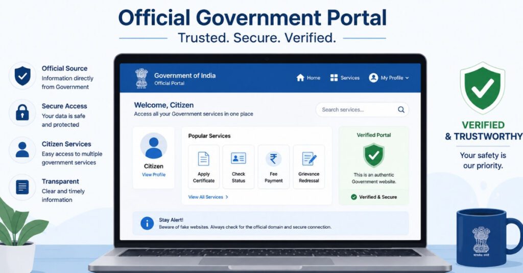 Verifying income tax notices on the official government portal