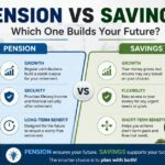 Is pension better than savings comparison chart