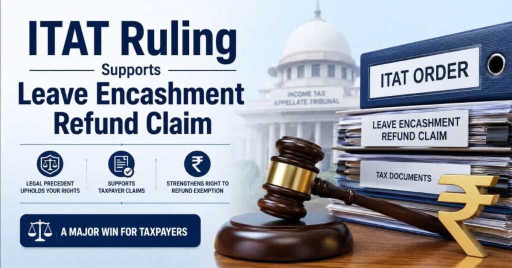 ITAT ruling supporting Leave Encashment Refund Claim for pre-2023 retirees