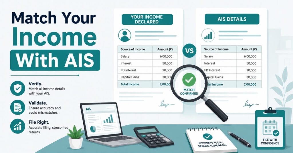 ITR Filing Mistakes To Avoid 2026 AIS Form 26AS mismatch