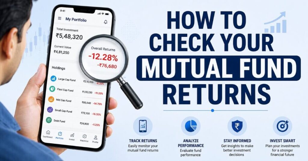 How to check mutual fund portfolio for negative returns