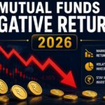 Mutual funds negative returns 2026 guide showing declining chart