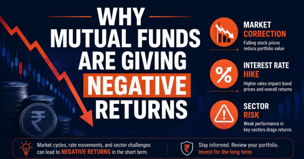 Common reasons behind mutual funds negative returns explained