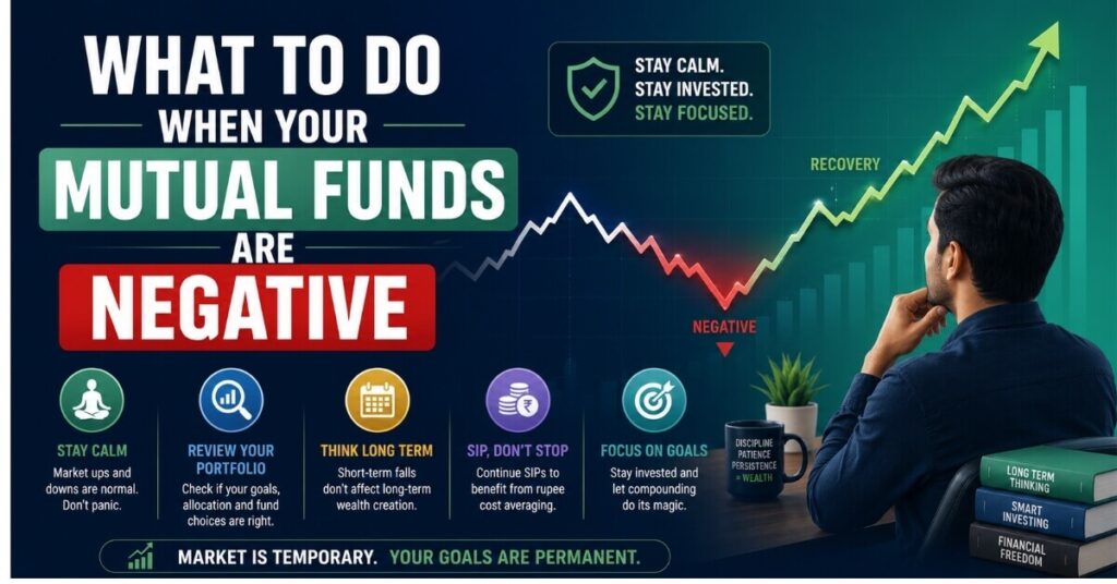 Tips to recover from mutual funds negative returns