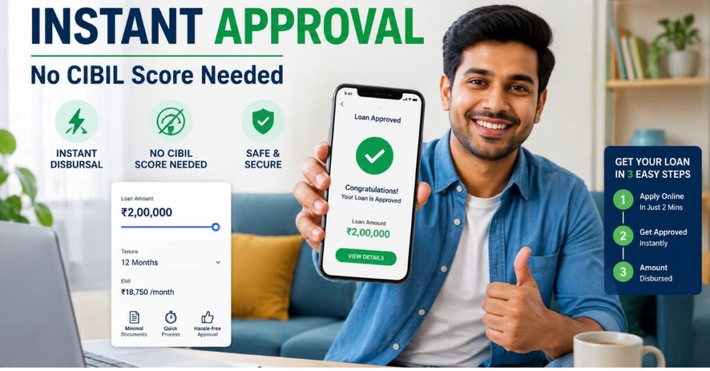 NBFC digital lending app for loan without cibil check