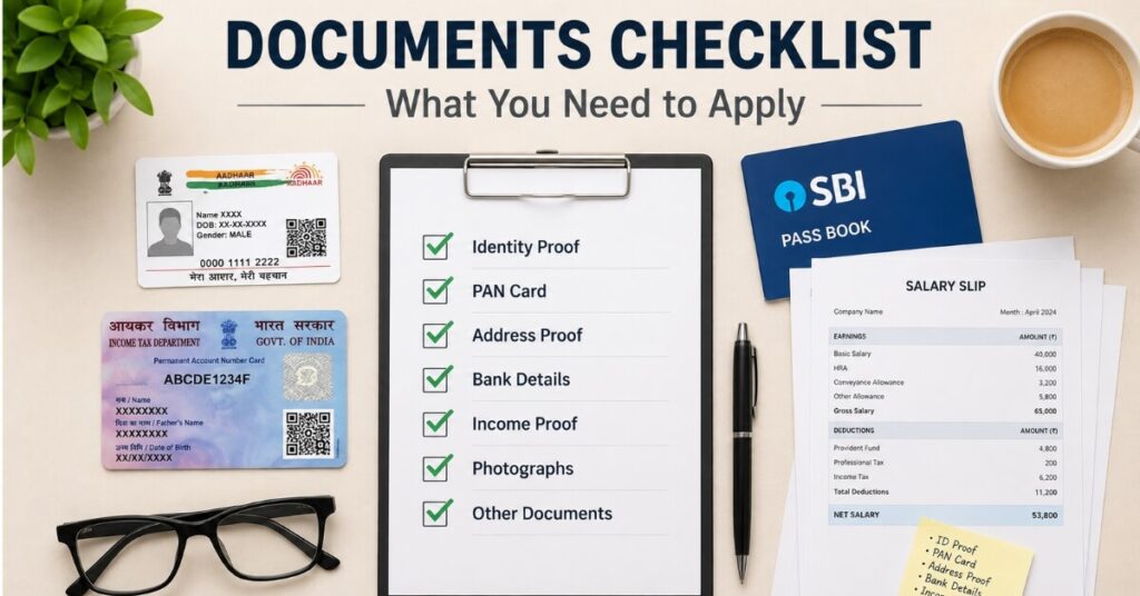 documents checklist for loan without cibil check