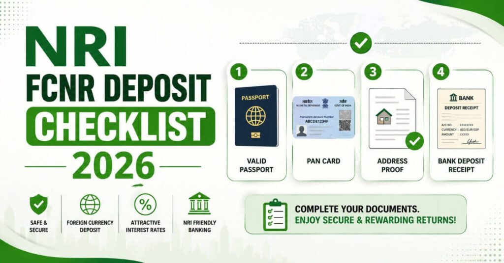 NRI checklist for opening FCNR deposit in 2026