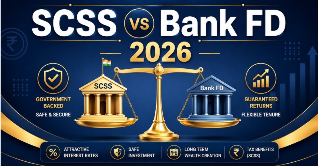 SCSS vs Bank FD 2026 comparison for retirement savings