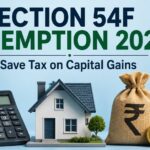 Section 54F Exemption 2026 tax benefit overview illustration